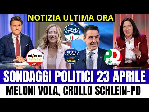 ITALIA nei GUAI, Analisi sondaggi politici: allarme sinistra a picco, Meloni-Vannacci numeri record