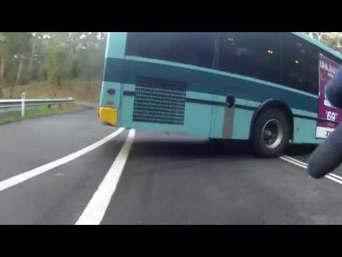 Idiot bus driver at the Basin, Reg no. 2649 40