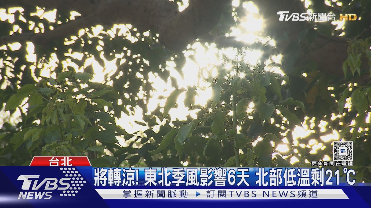 將轉涼！東北季風影響6天　北部低溫剩21℃