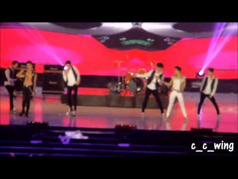 [Fancam] 121130 Wooyoung + JYP Special Stage