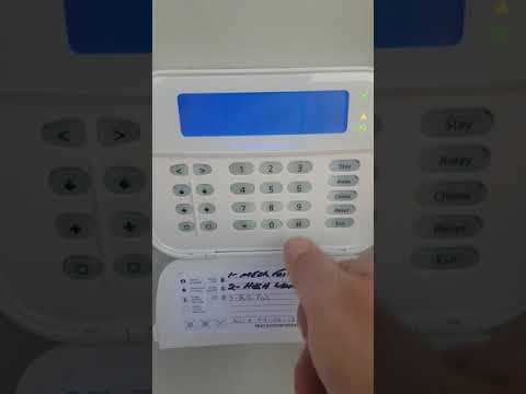 Falun High School Alarm panel trouble light on