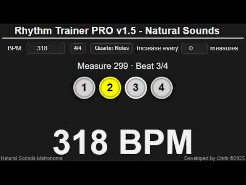Metronome 318 BPM