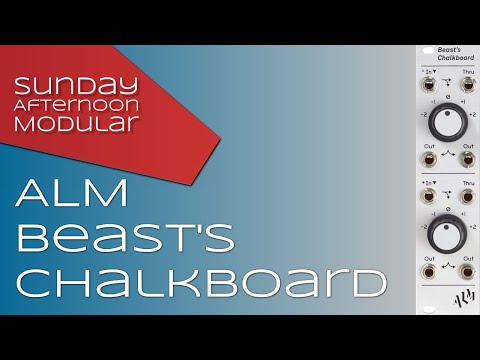 ALM/Busy Circuits ALM002 Beast's Chalkboard Octave Switch Eurorack Synth Module 2019 - Present - Silver Bild 4