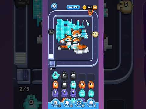 Pixel Flow Level 1745 Walkthrough