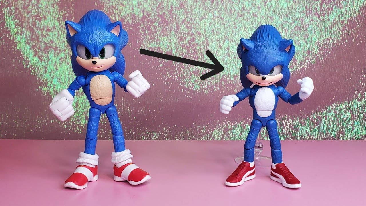 Movie Ugly Sonic Jakks Pacific (Custom) Figure