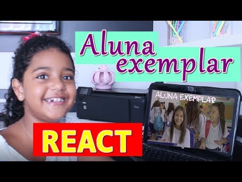 ALUNA EXEMPLAR - PLANETA DAS GEMEAS - Reagindo ao clipe