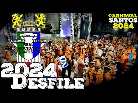 Real Mocidade Santista 2024 - SANTOS - Bateria Swing do Leão #BotaOFone #PioneiroNoVídeoDosBreques