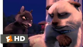 Over the Hedge (2006) - Cat vs Skunk Scene (6/10) 
