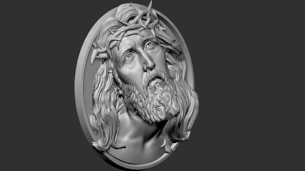 Jesus Relief 09 3D Print Model