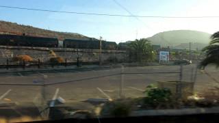 preview picture of video 'San Diego and Arizona Railway yard at San Ysidro, Blue Line.'