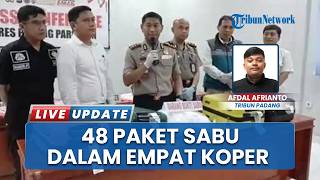 Bongkar Kasus 48 Paket Sabu Disembunyikan Koper di Bandara Minangkabau, Pelaku Sempat Naik Pesawat