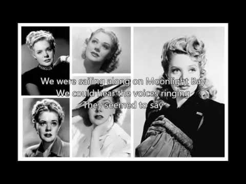 ALICE FAYE - Moonlight Bay with lyrics