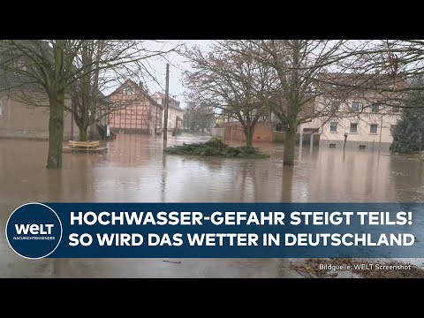 WETTER: Hochwasser-Gefahr in Teilen von Deutschland steigt! Lage bleibt weiter angespannt