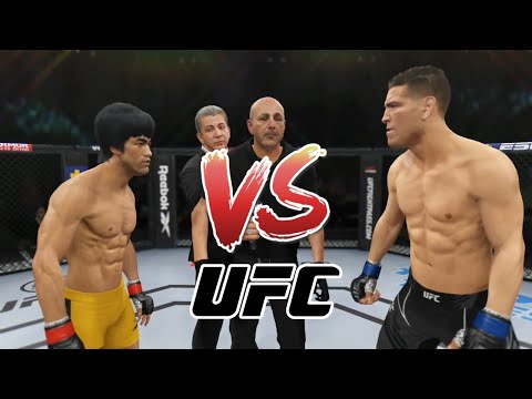 Bruce Lee vs. Nick Diaz (K1) | EA Sports UFC 4