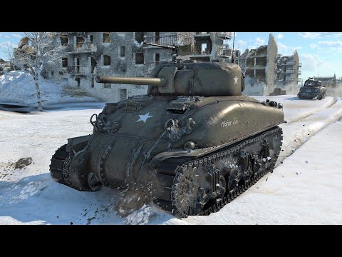 War Thunder: M4A1 Sherman American Medium Tank Gameplay [1440p 60FPS]