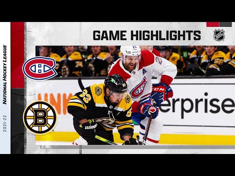 Canadiens @ Bruins 1/12/22 | NHL Highlights