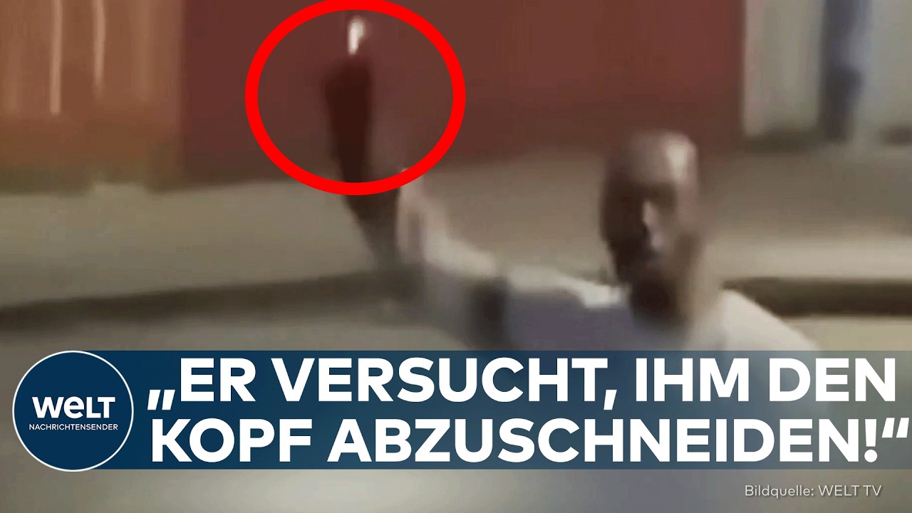 BELFAST: „Er versucht, ihm den Kopf abzuschneiden!“– Video zeigt brutale Messerattacke