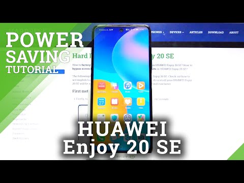 How to Enable Power Saving Mode in HUAWEI Enjoy 20 SE – Find Battery Saver Option