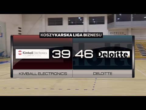 Kimball Electronics vs Deloitte - XIV kolejka - I Liga Poznań - Koszykarska Liga Biznesu