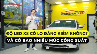 Độ Bóng Led Vision X8: Đèn Ô Tô Siêu Sáng - Zin 100% - Bao Đăng Kiểm!