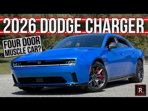 The 2026 Dodge Charger Daytona Scat Pack Is A 4-Door Muscle Car For New Age Enthusiasts