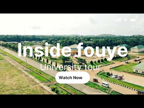 FOUYE federal university oye ekiti #vlog #uni #universitytour
