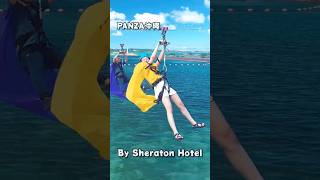 沖縄の恩納にあるPanza沖縄、by Sheraton Hotel の海のジップライン、やってみた。#沖縄 #恩納村 #sheraton #hotel #美ら海アクアラボ