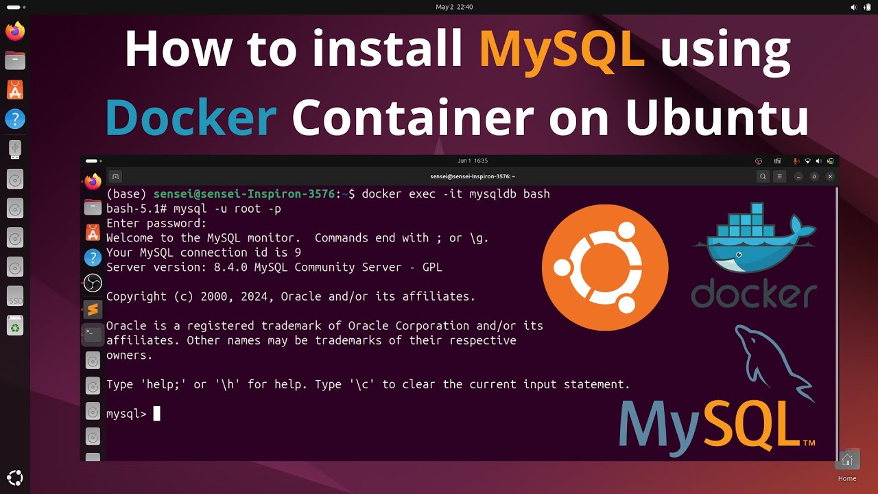How to install MySQL using Docker Container on Ubuntu | Run Mysql Using Docker