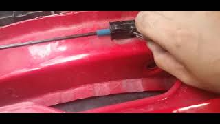 How to open hood of Honda Civic 10th gen without battery