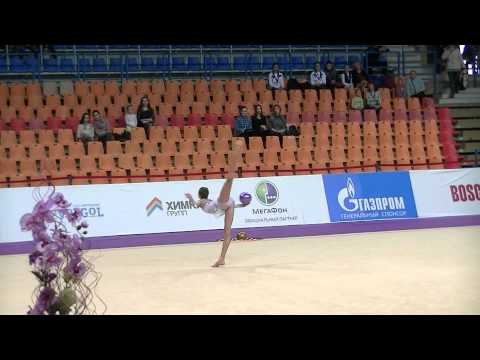 Kuznetsova Karina (RUS)  ball  1999  Gran Prix Moscow 2014  Qual