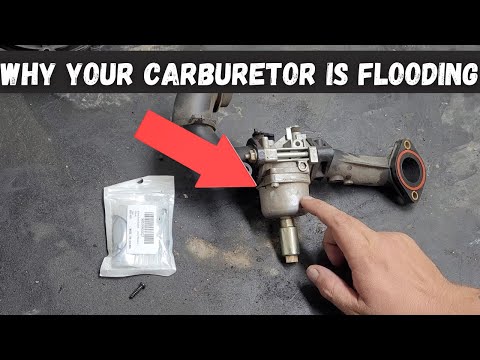How-To fix a FLOODING Carburetor on YOUR riding lawn mower/ lawn tractor.