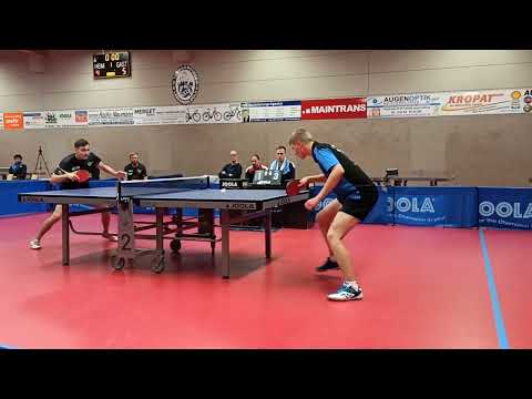 TT RL West 18.09.2022 TGL-TGO - Nils Rau vs. Edin Donlagic Satz 1