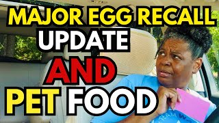 CLASS 1 RECALL ALERT! Major Egg Escalation at Kroger & New Pet Food Warning!