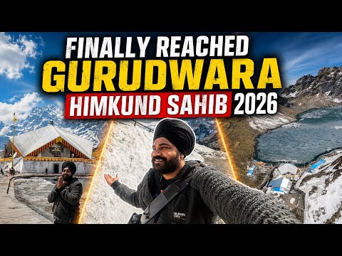 Finally reached Gurdwara Hemkund Sahib Yatra 2026 😍❄️ | Full Snow Trek Update