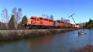 preview picture of video 'CP 5954 at McVitties (06APR2012)'