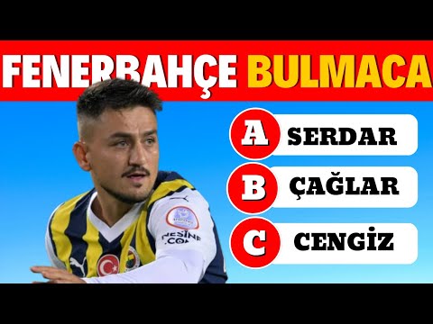 🌟 Fenerbahçe's Stars Challenge: Can You Pass the Knowledge Test? ⚽🏆