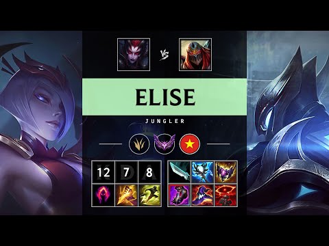 Elise Jungle vs Zed - VN Master Patch 25.13