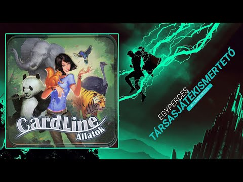 Egyperces társasjátékismertető | #20. Cardline: Állatok - Game-Obscura