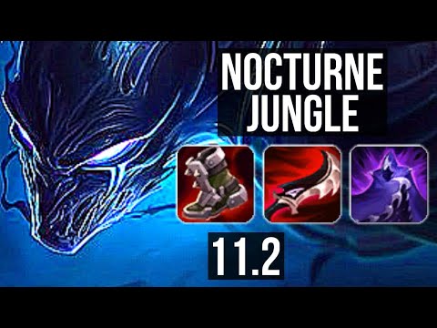 NOCTURNE vs OLAF (JUNGLE) | 3.2M mastery, 1800+ games, 5/1/5 | EUW Diamond | v11.2