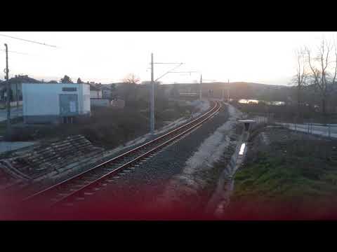 Passenger train arriving in Simeonovgrad - Bulgaria