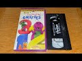 Opening Closing To Barney It S Time For Counting French VHS