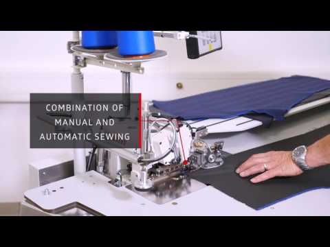 Швейный автомат для обметывания деталей юбок и брюк без подкладки BASS 2020 ASS video
