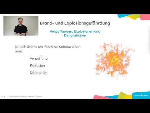 Unterscheidung von Verpuffung,Explosion und Detonation