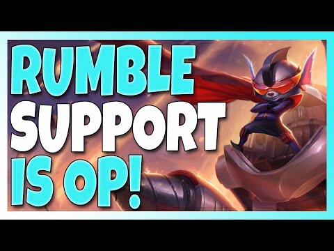 RUMBLE SUPPORT 10.3 IS OP! SEASON 10 RUMBLE SUPPORT GAMEPLAY/ RUMBLE GUIDE :)