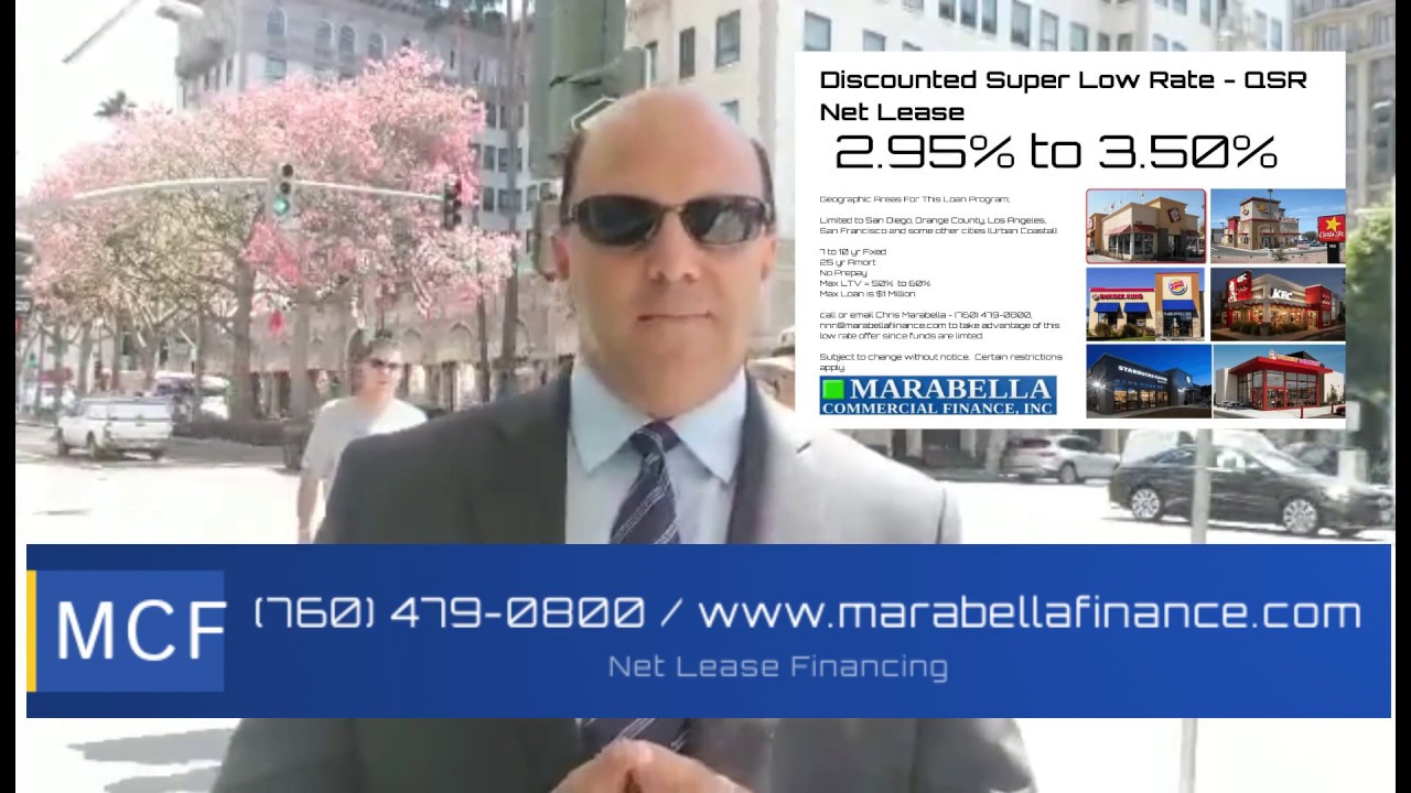 Super Low Rate For Net Lease Properties - San Diego,  Orange County,  Los Angeles,  San Francisco