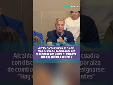 #Bencinazo | Alcalde de Antofagasta se cuadra con discurso del gobierno ante alzas de combustibles