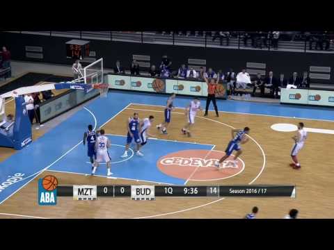 ABA Liga 2016/17 highlights, Round 12: MZT Skopje Aerodrom - Budućnost VOLI (4.12.2016)