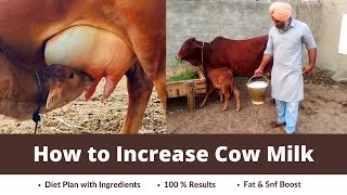 How to Increase Cow Milk | Fat and Snf Tips