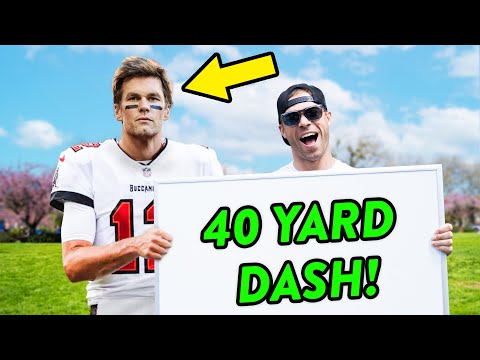 Beat Tom Brady In A Race, WIN $100!