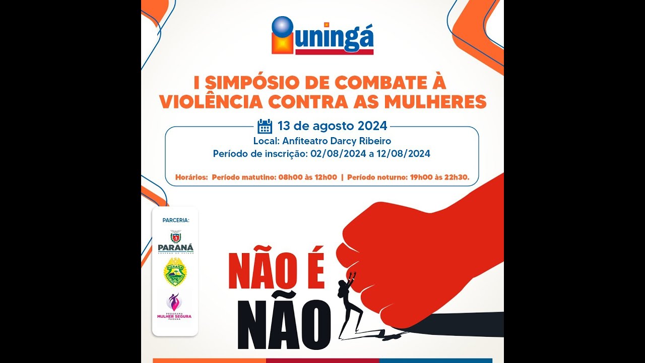 I SIMPÓSIO DE COMBATE À VIOLENCIA CONTRA AS MULHERES - MATUTINO